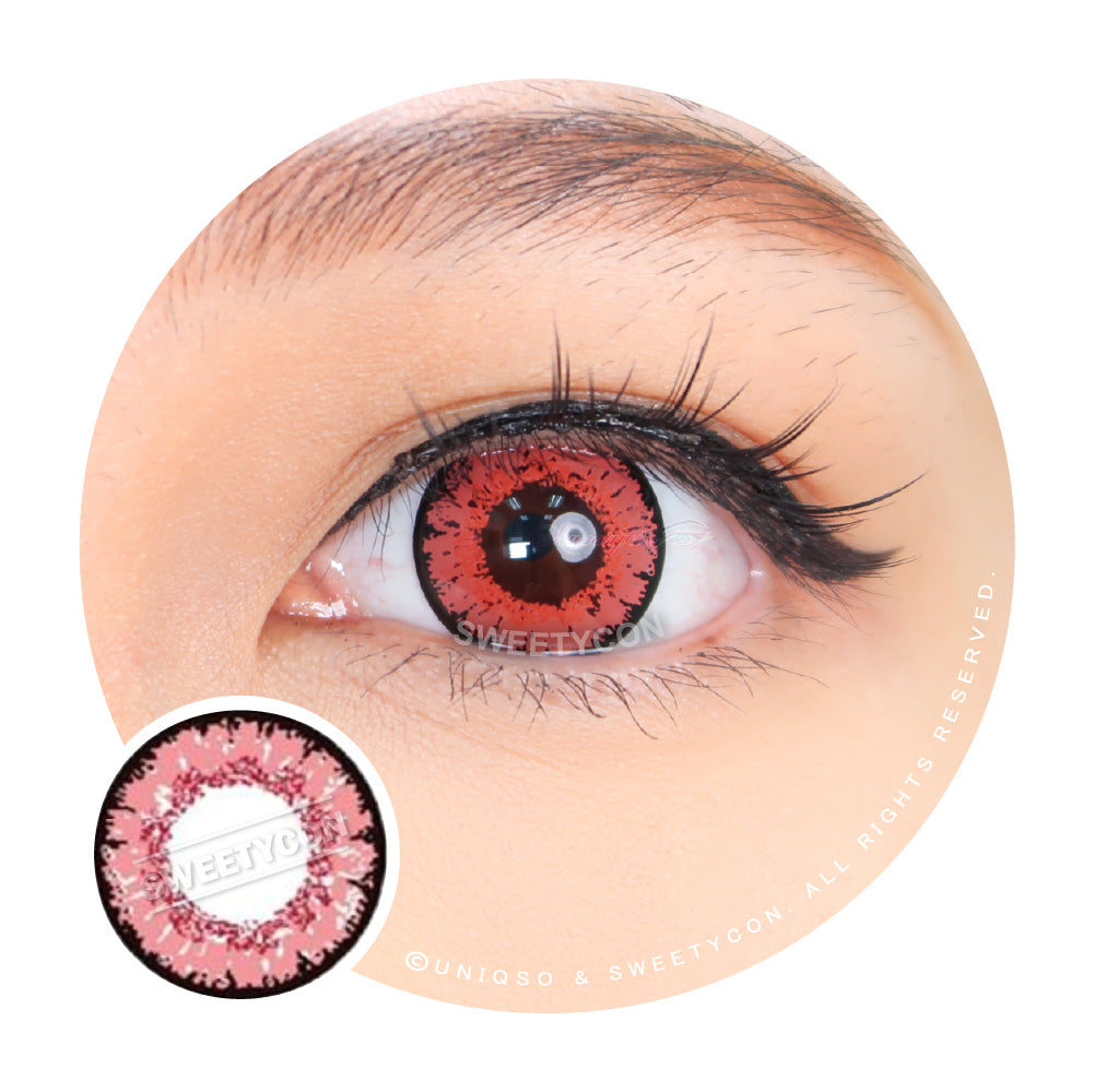 Sweety Queen Pink Violet (1 lens/pack)-Colored Contacts-SweetyCon