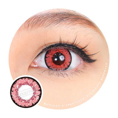 Sweety Queen Pink Violet (1 lens/pack)-Colored Contacts-SweetyCon
