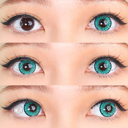 Sweety Queen Sapphire (1 lens/pack)-Colored Contacts-SweetyCon