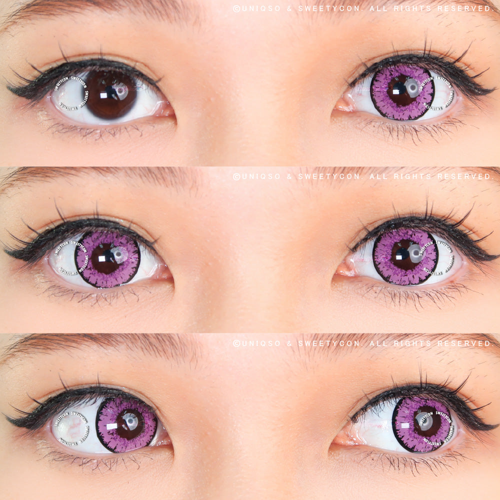 Sweety Queen Violet (1 lens/pack)-Colored Contacts-SweetyCon