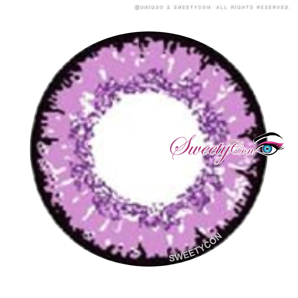 Sweety Queen Violet (1 lens/pack)-Colored Contacts-SweetyCon