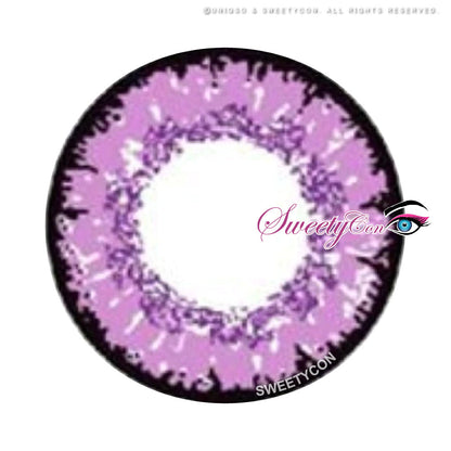 Sweety Queen Violet (1 lens/pack)-Colored Contacts-SweetyCon