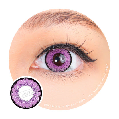 Sweety Queen Violet (1 lens/pack)-Colored Contacts-SweetyCon