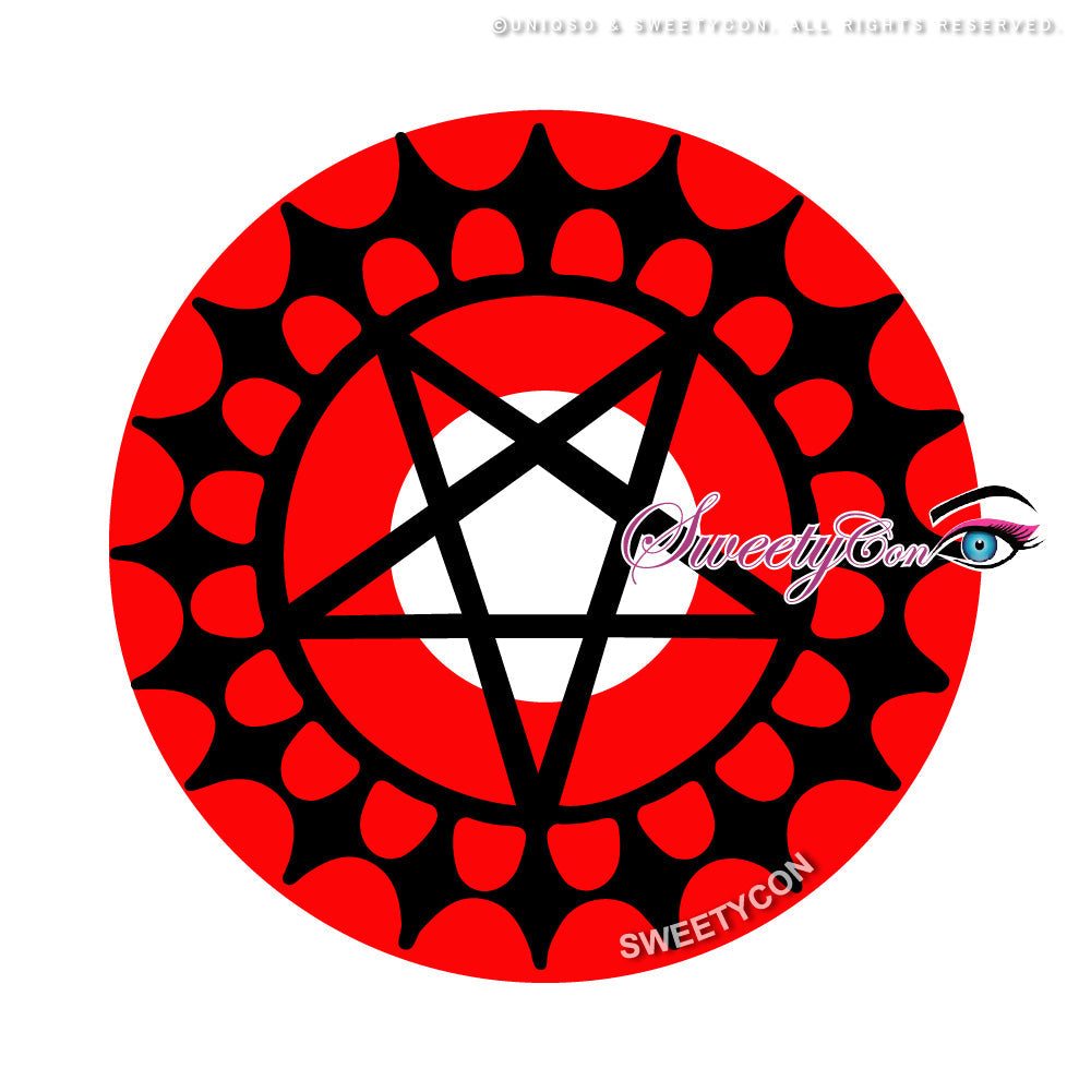 Sweety Red Ciel Phantomhive (1 lens/pack)-Colored Contacts-SweetyCon