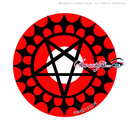 Sweety Red Ciel Phantomhive (1 lens/pack)-Colored Contacts-SweetyCon