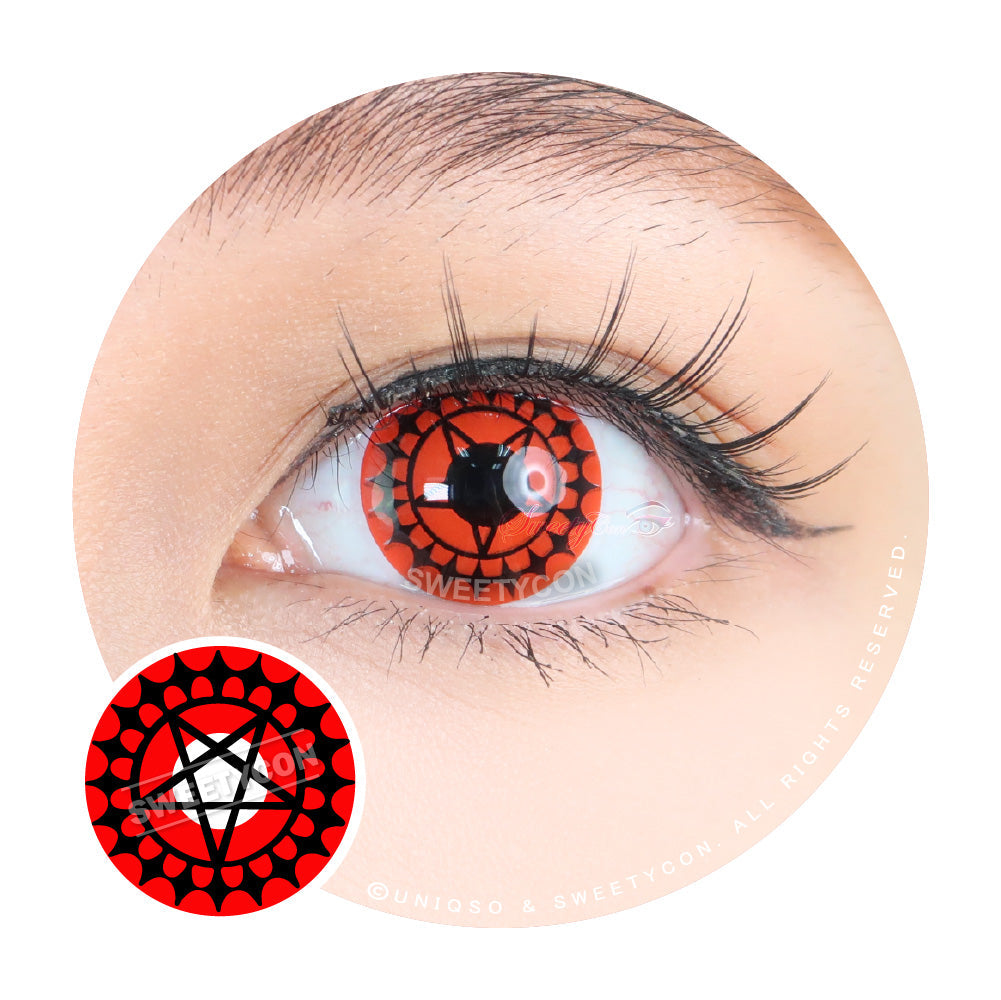 Sweety Red Ciel Phantomhive (1 lens/pack)-Colored Contacts-SweetyCon