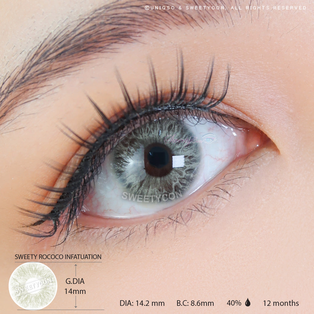 Sweety Rococo Infatuation (1 lens/pack)-Colored Contacts-SweetyCon