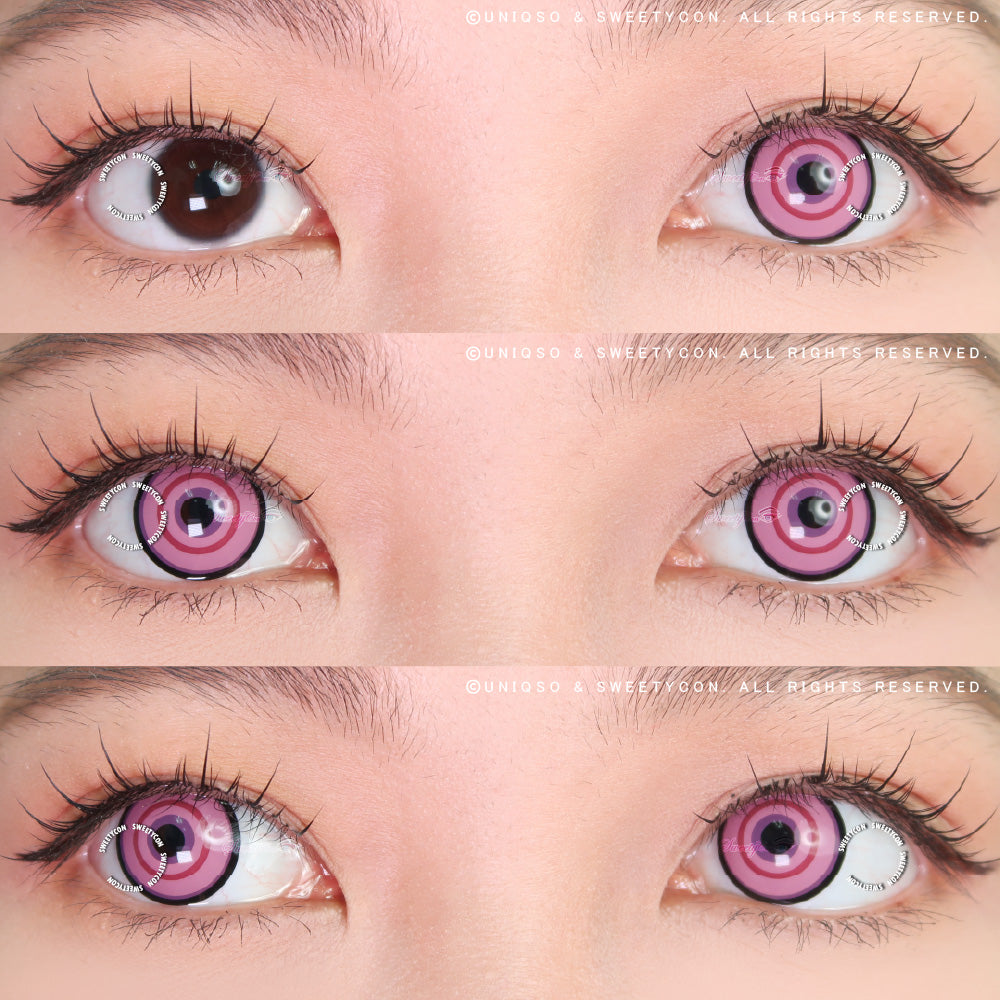 Sweety Sakuya Purple Rings (1 lens/pack)-Colored Contacts-UNIQSO