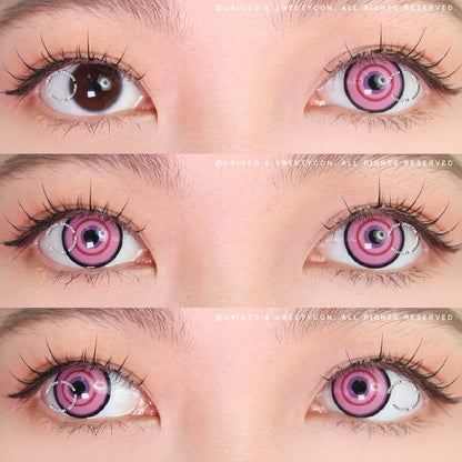 Sweety Sakuya Purple Rings (1 lens/pack)-Colored Contacts-UNIQSO