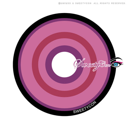Sweety Sakuya Purple Rings (1 lens/pack)-Colored Contacts-UNIQSO