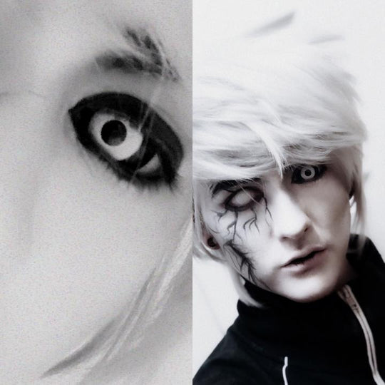 Sweety Sclera Contacts Dark Dracul (1 lens/pack)
