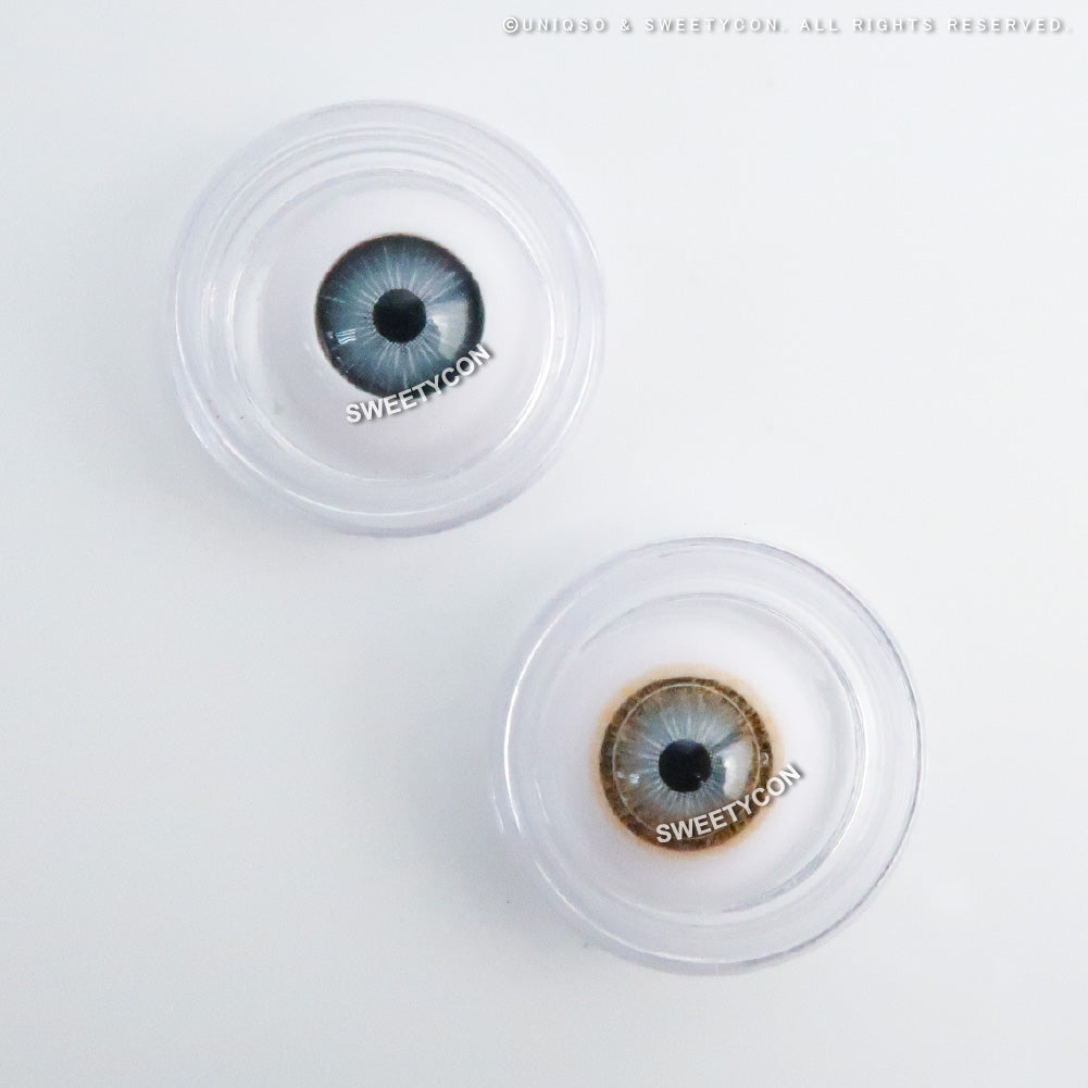 Sweety Shine Smile Brown (1 lens/pack)-Colored Contacts-SweetyCon