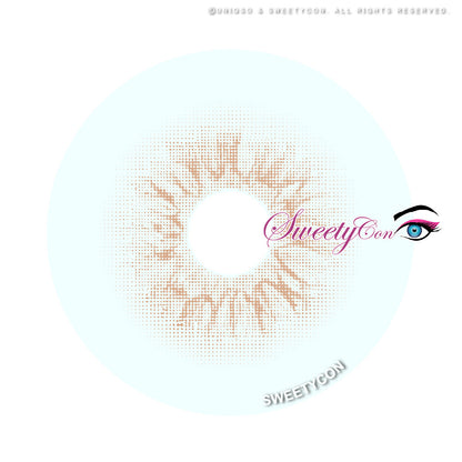 Sweety Soft Blue Hazel (1 lens/pack)-Colored Contacts-UNIQSO