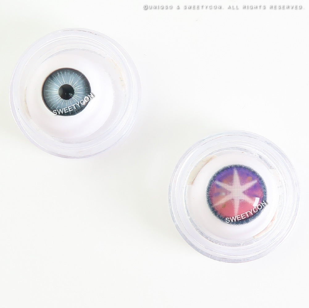 Sweety Star Idol Violet (1 lens/pack)-Colored Contacts-SweetyCon