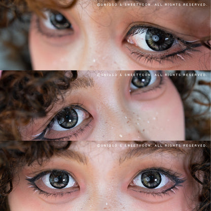 Sweety Stardust Black (1 lens/pack)-Colored Contacts-SweetyCon