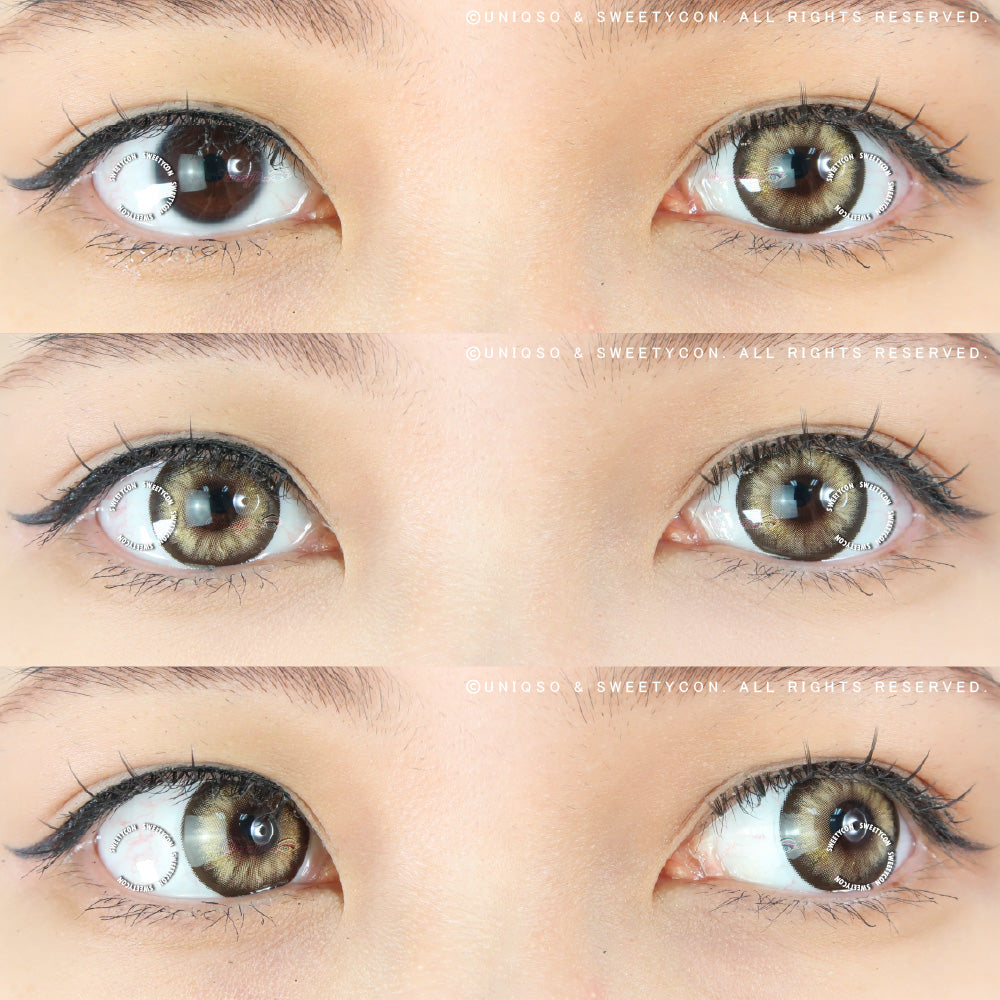 Sweety Stardust Brown (1 lens/pack)-Colored Contacts-SweetyCon