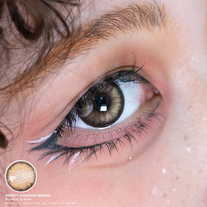 Sweety Stardust Brown (1 lens/pack)-Colored Contacts-SweetyCon