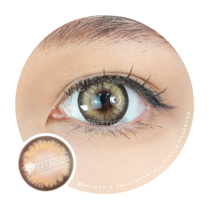 Sweety Stardust Brown (1 lens/pack)-Colored Contacts-SweetyCon