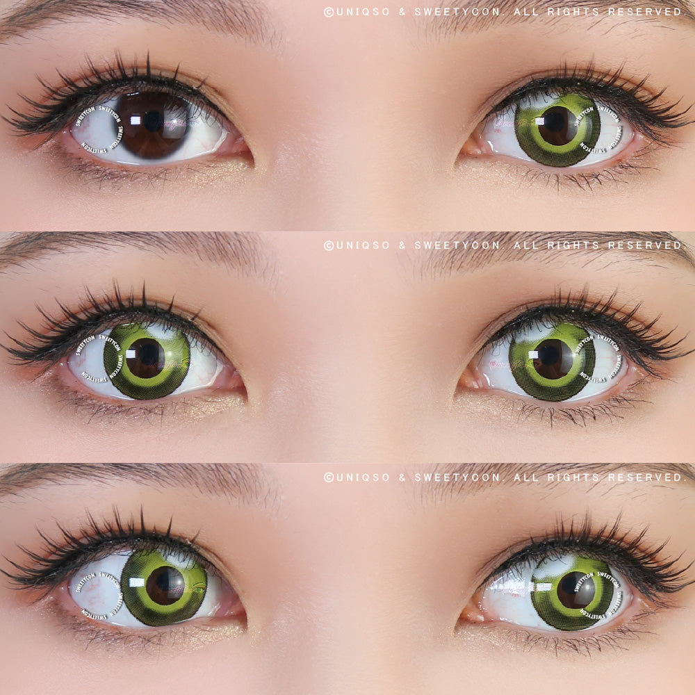Sweety Stellar Yellow (1 lens/pack)-Colored Contacts-SweetyCon