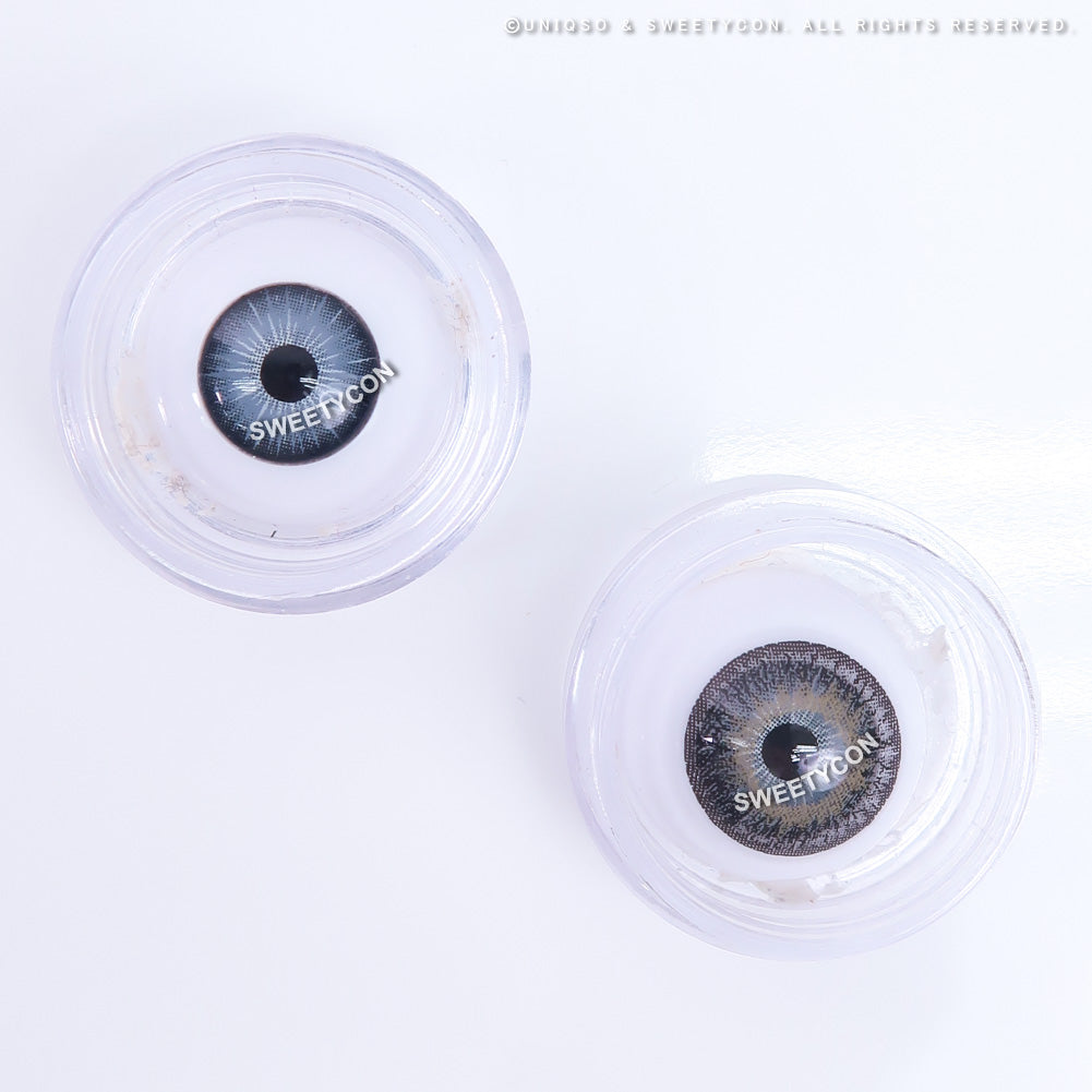 Sweety Swan Black (1 lens/pack)-Colored Contacts-SweetyCon