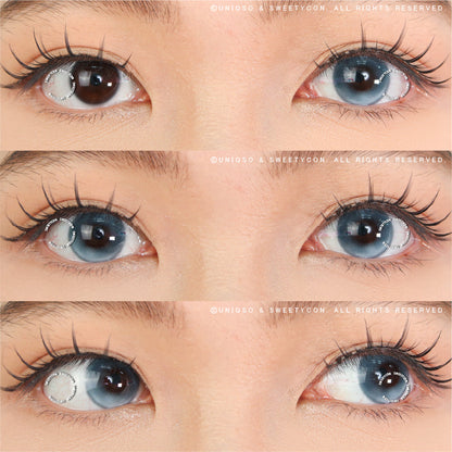 Sweety Venus Kiss Blue (1 lens/pack)-Colored Contacts-SweetyCon