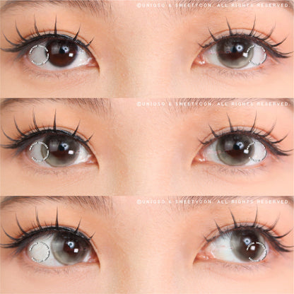 Sweety Venus Kiss Grey (1 lens/pack)-Colored Contacts-UNIQSO