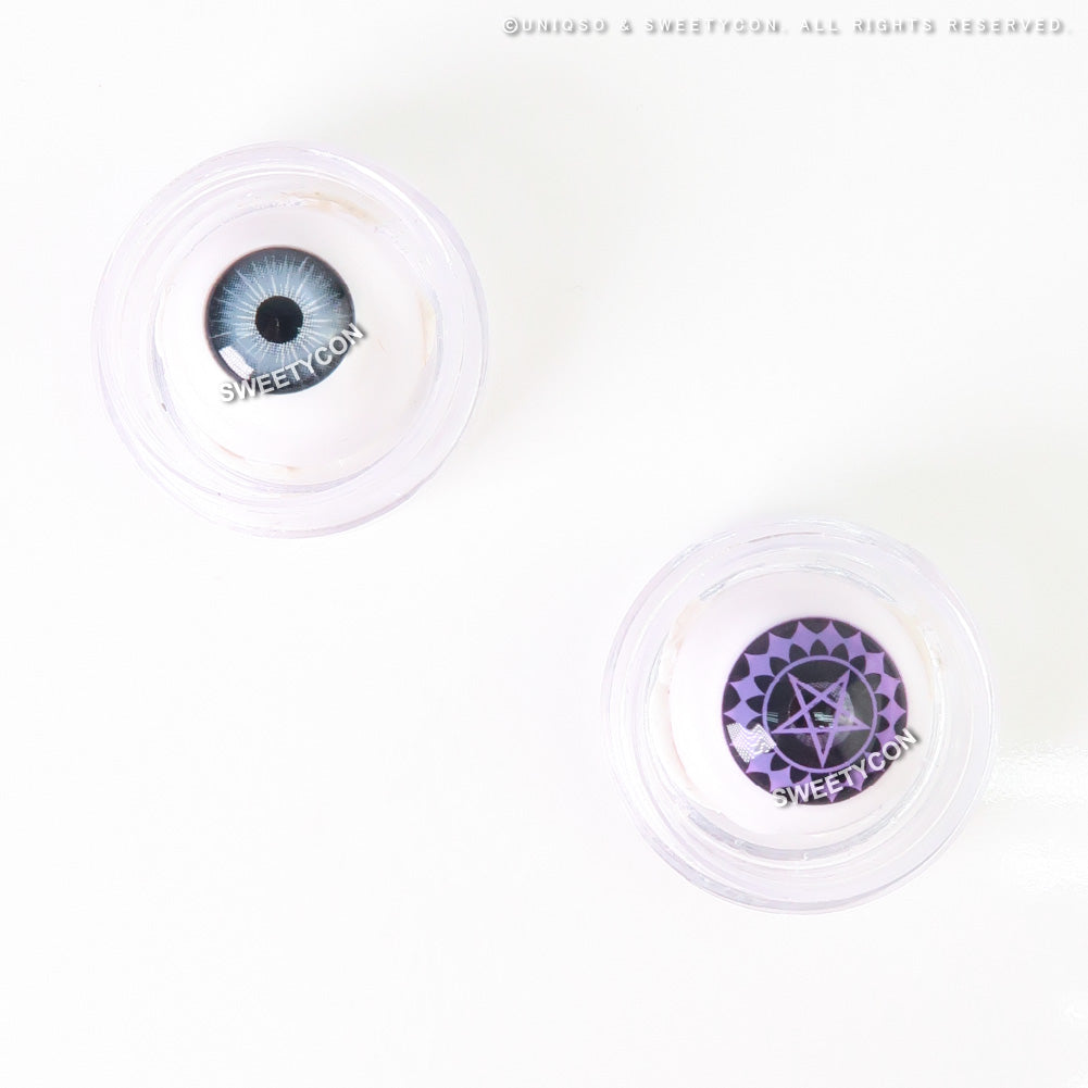 Sweety Violet Pentagram (1 lens/pack)-Colored Contacts-UNIQSO