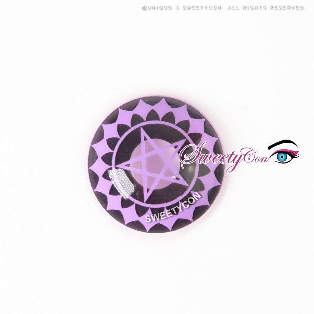 Sweety Violet Pentagram (1 lens/pack)-Colored Contacts-UNIQSO