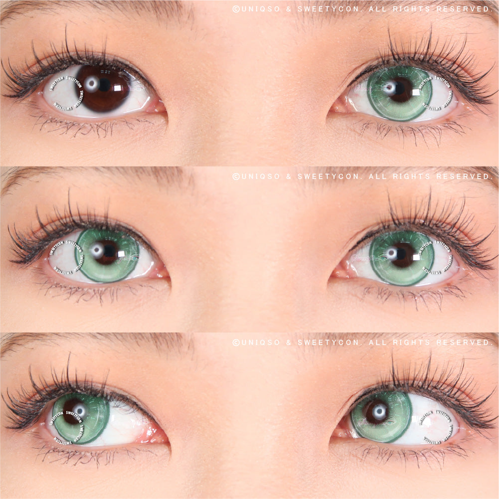 Sweety Vista Green (1 lens/pack)-Colored Contacts-SweetyCon