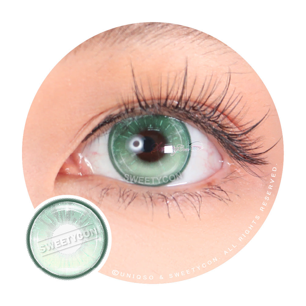 Sweety Vista Green (1 lens/pack)-Colored Contacts-SweetyCon
