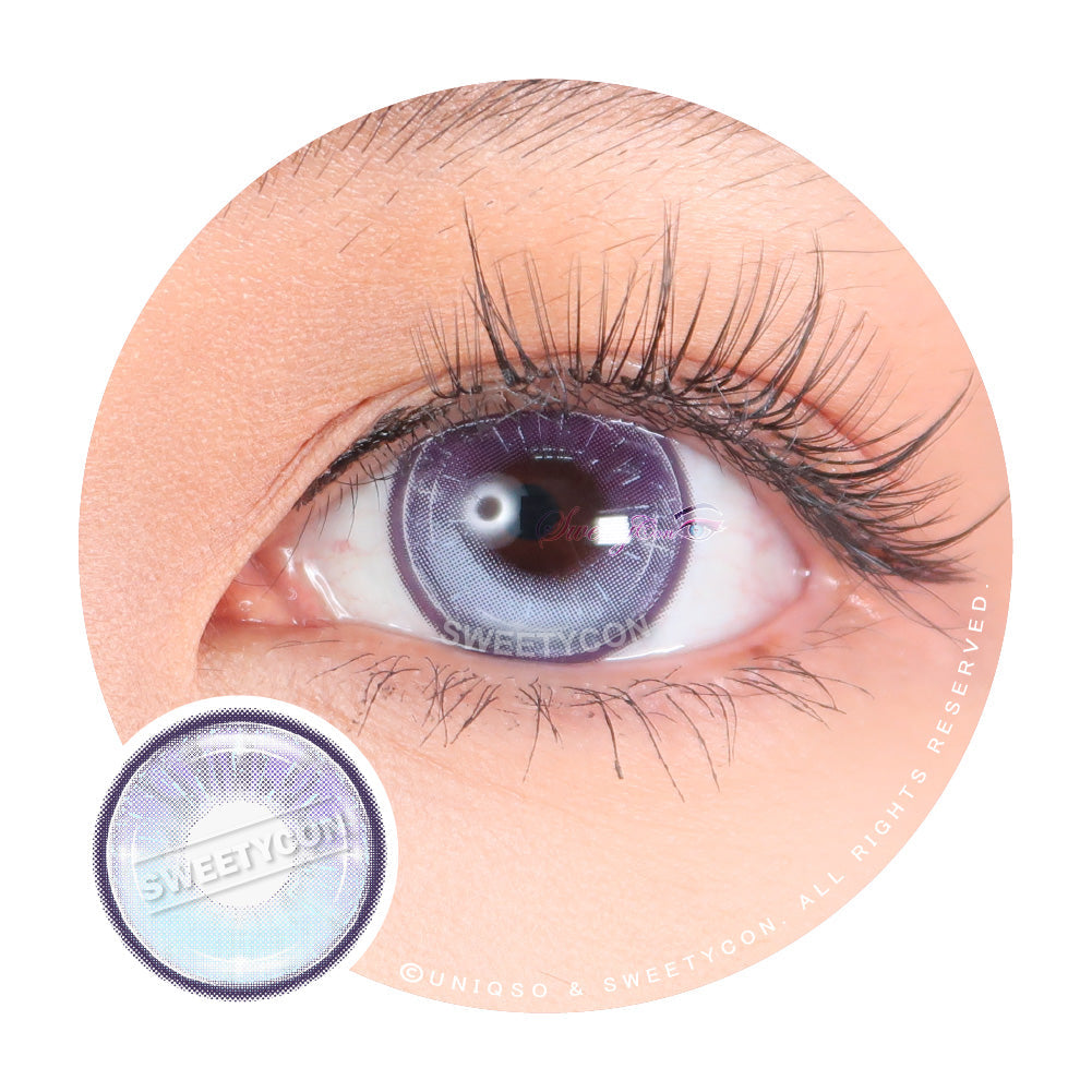 Sweety Vista Violet (1 lens/pack)-Colored Contacts-SweetyCon