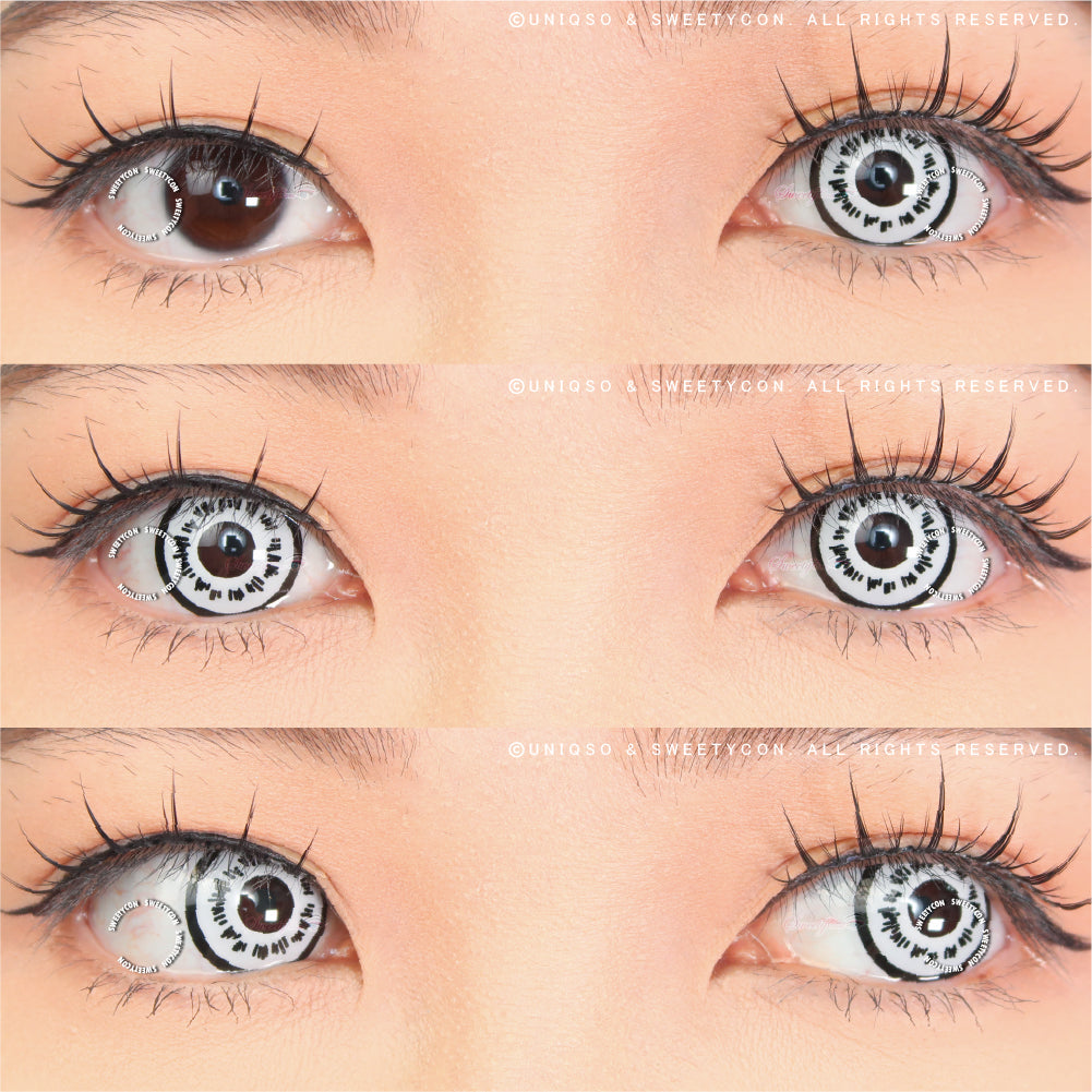 Sweety White Aura II (No Vision Block) (1 lens/pack)-Colored Contacts-SweetyCon