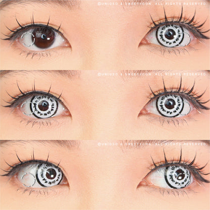 Sweety White Aura II (No Vision Block) (1 lens/pack)-Colored Contacts-SweetyCon