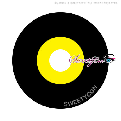 Sweety Yellow Sclera Contacts Yellow Ghoul (1 lens/pack)-Sclera Contacts-UNIQSO