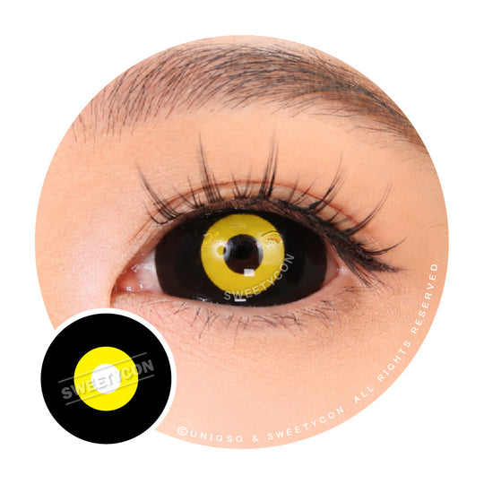 Sweety Yellow Sclera Contacts Yellow Ghoul (1 lens/pack)
