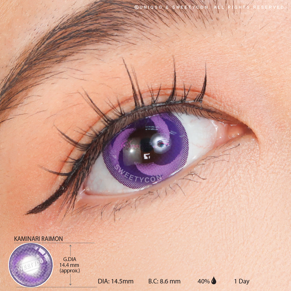 Sweety x Eyesinger 1 Day Kaminari Raimon (2 lenses/pack)-Colored Contacts-SweetyCon