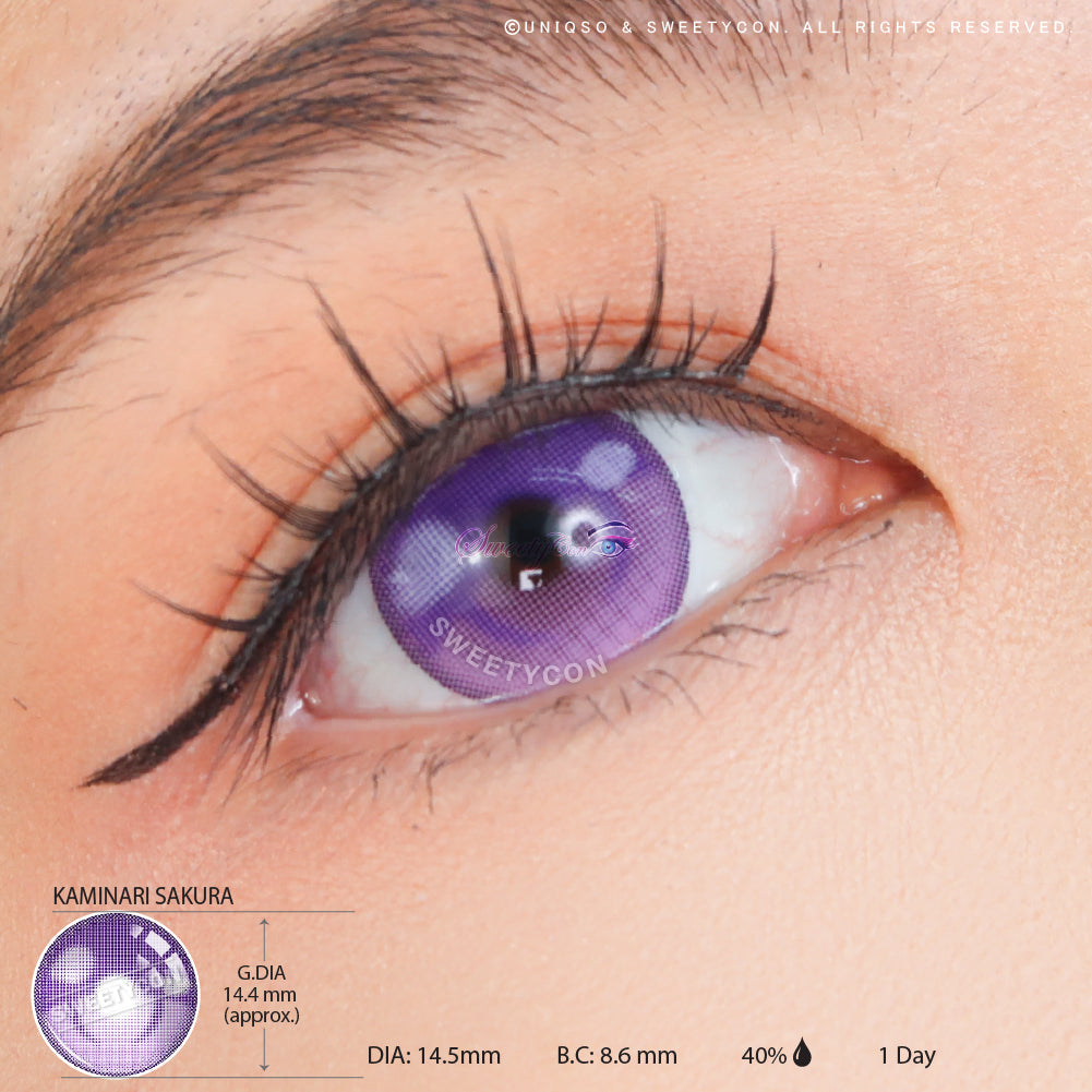Sweety x Eyesinger 1 Day Kaminari Sakura (2 lenses/pack)-Colored Contacts-SweetyCon