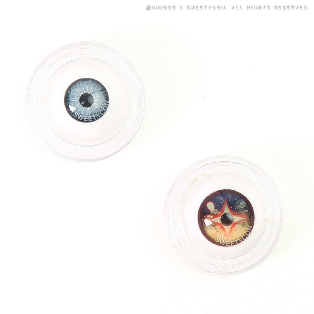 Sweety x Eyesinger Amber Star Crest (2 lenses/pack)-Colored Contacts-SweetyCon