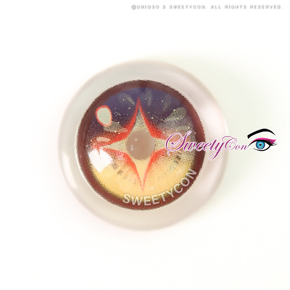 Sweety x Eyesinger Amber Star Crest (2 lenses/pack)-Colored Contacts-SweetyCon