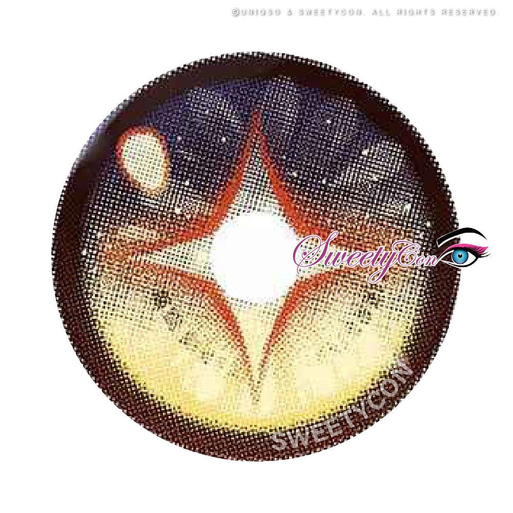 Sweety x Eyesinger Amber Star Crest (2 lenses/pack)-Colored Contacts-SweetyCon