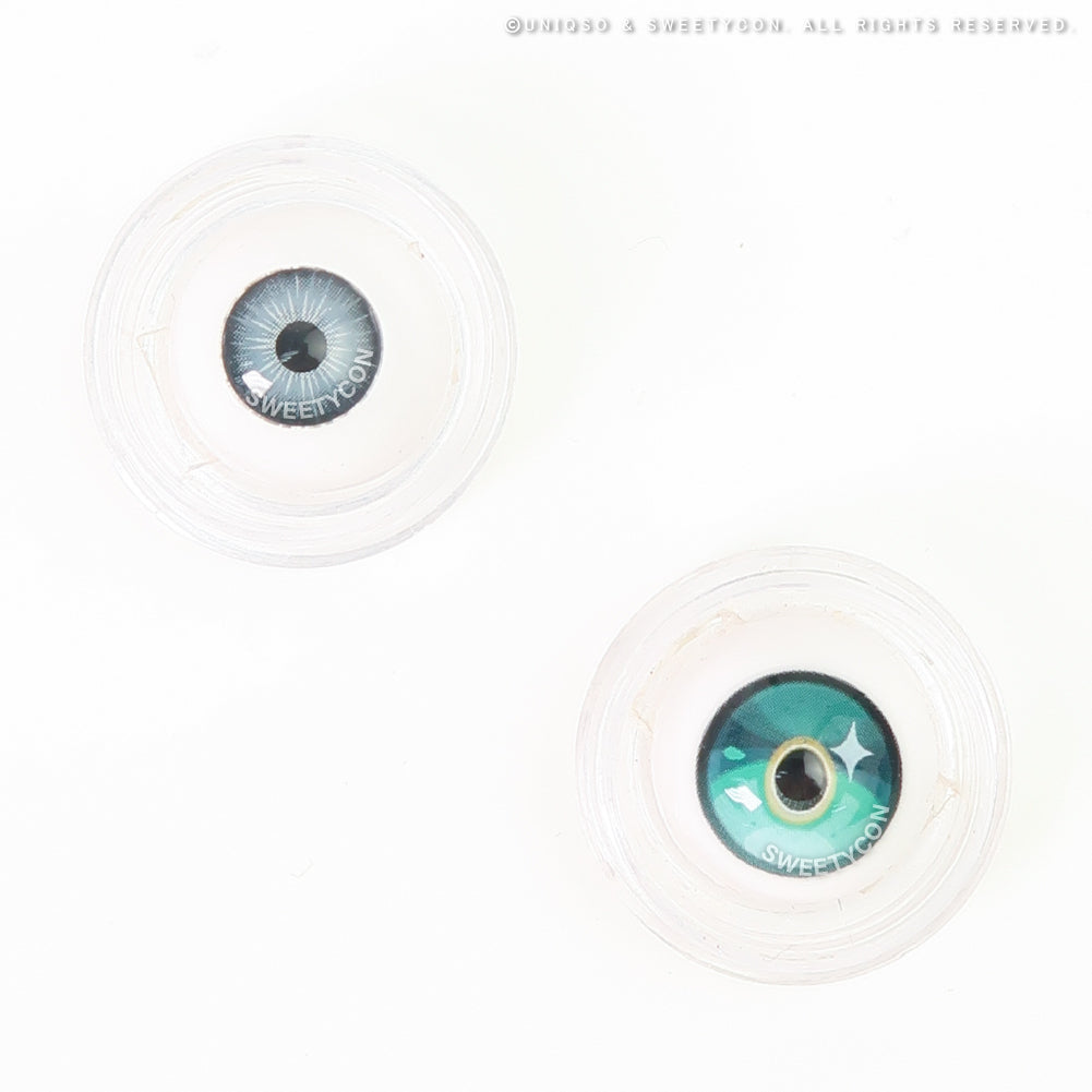 Sweety x Eyesinger Aqua Gemstone (2 lenses/pack)-Colored Contacts-SweetyCon