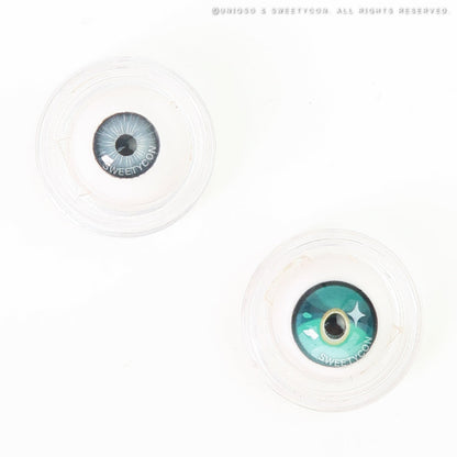 Sweety x Eyesinger Aqua Gemstone (2 lenses/pack)-Colored Contacts-SweetyCon