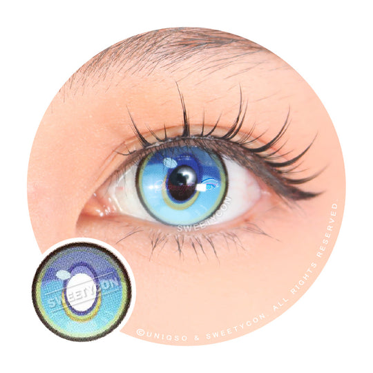 Sweety x Eyesinger Crystal Diamond Aqua (2 lenses/pack)