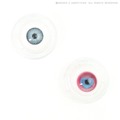 Sweety x Eyesinger Cupid Heart Pink (2 lenses/pack)-Colored Contacts-UNIQSO