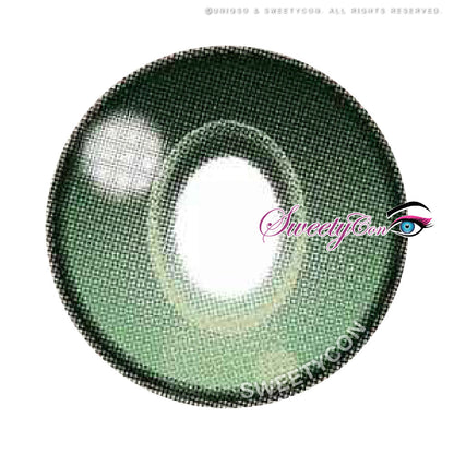 Sweety x Eyesinger Emerald Halo (2 lenses/pack)-Colored Contacts-SweetyCon