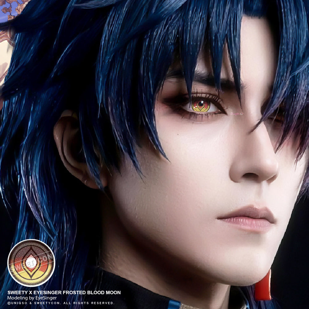 Sweety x Eyesinger Frosted Blood Moon (2 lenses/pack)-Colored Contacts-SweetyCon