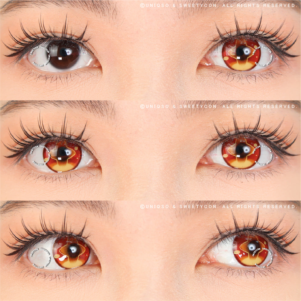 Sweety x Eyesinger Golden Eclipse (2 lenses/pack)-Colored Contacts-SweetyCon