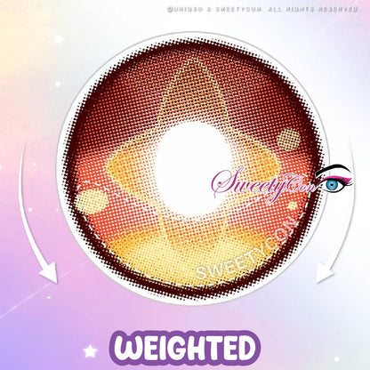Sweety x Eyesinger Golden Eclipse (2 lenses/pack)-Colored Contacts-SweetyCon