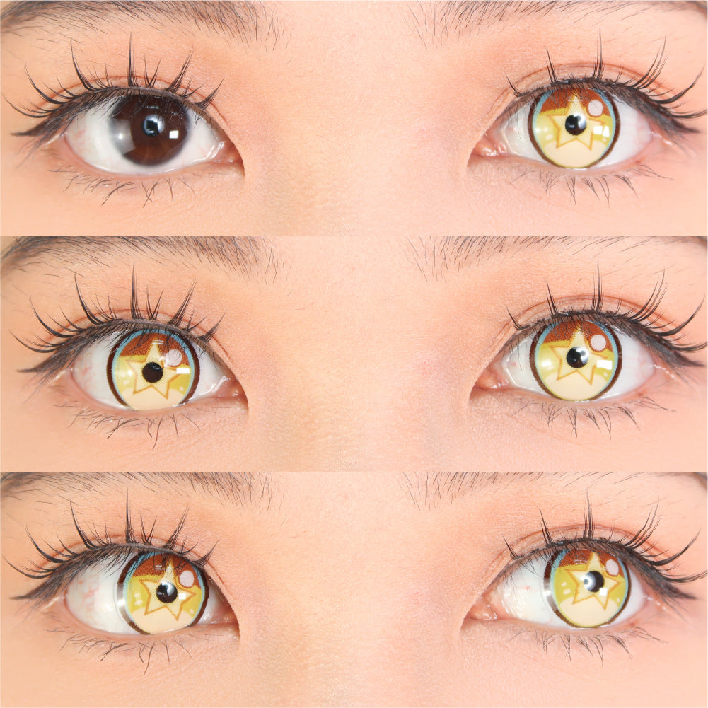Sweety x Eyesinger Golden Starburst (2 lenses/pack)-Colored Contacts-SweetyCon