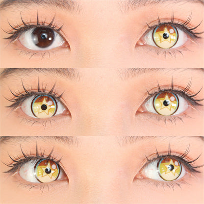 Sweety x Eyesinger Golden Starburst (2 lenses/pack)-Colored Contacts-SweetyCon